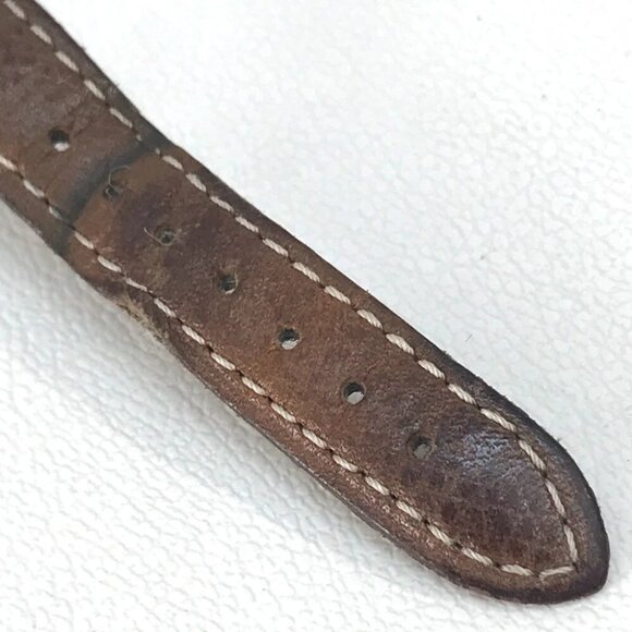 CARTIER 1801 vintage Must Rondo Vermeil Women\'s Wristwatch SV925/Leather belt main image 6